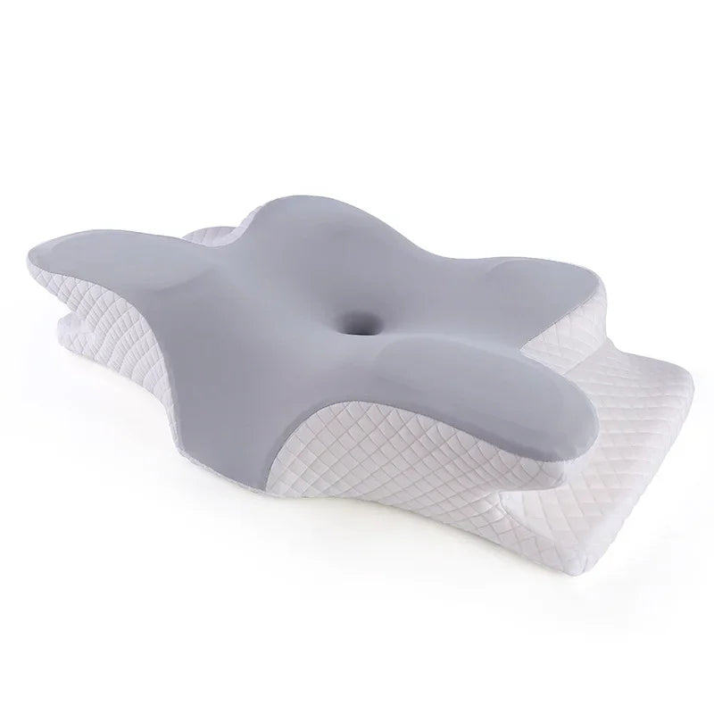 Butterfly Contour Memory Foam Pillow | Orthopedic Neck Support for Shoulder Pain & Spinal Alignment