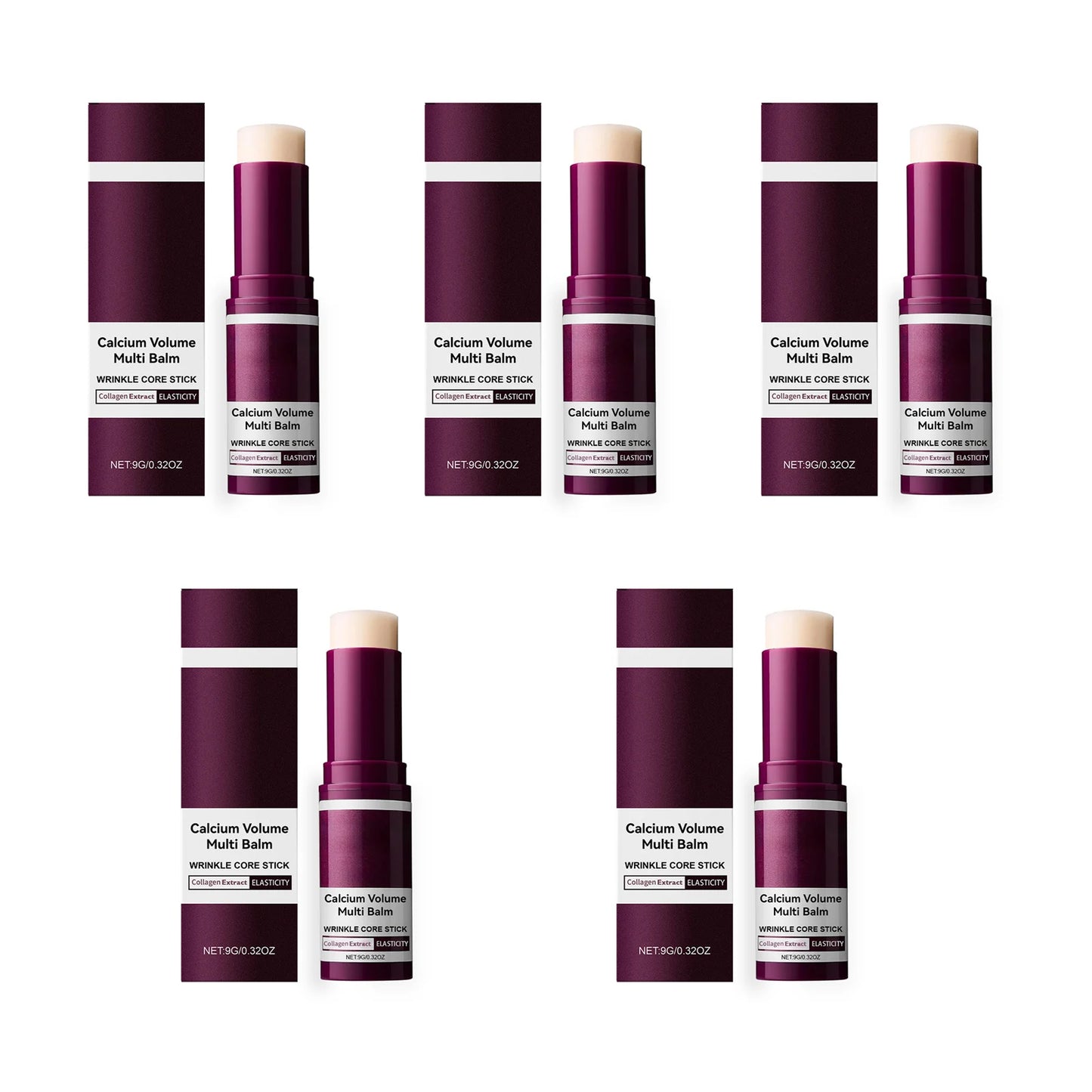 Anti-Aging Wrinkle Balm Stick with Collagen & Calcium | GlowLift™ Multi Balm for Face & Neck