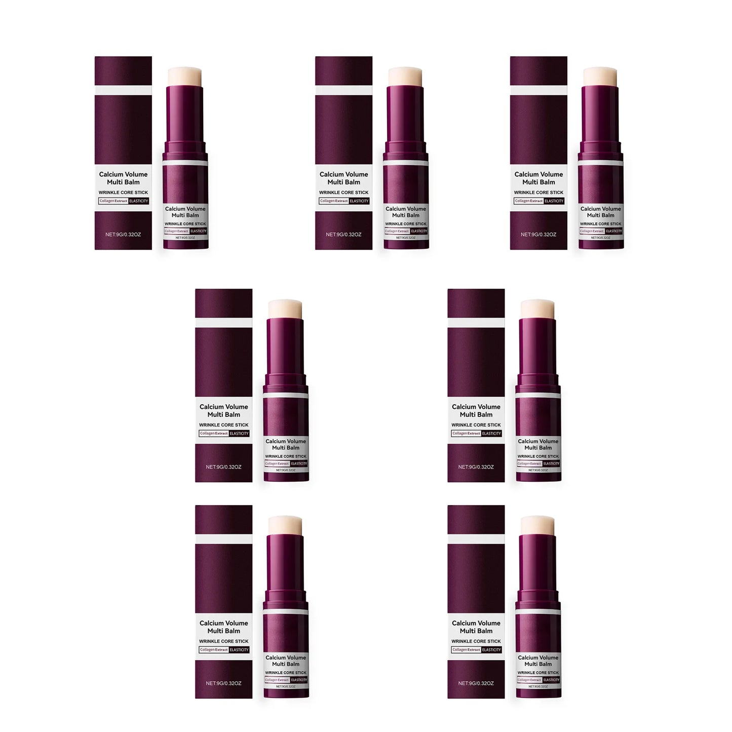 Anti-Aging Wrinkle Balm Stick with Collagen & Calcium | GlowLift™ Multi Balm for Face & Neck