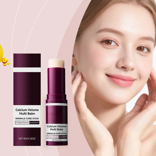 Anti-Aging Wrinkle Balm Stick with Collagen & Calcium | GlowLift™ Multi Balm for Face & Neck
