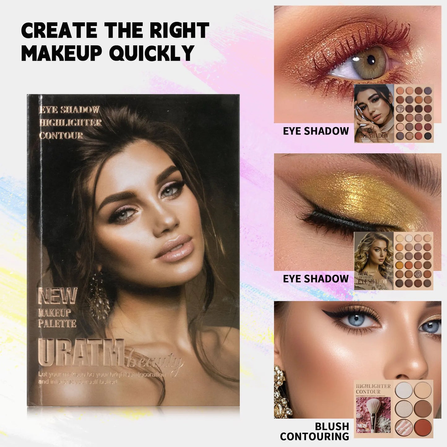 GlamBook™ – 67 Pro Shades in One Stunning Palette 📖