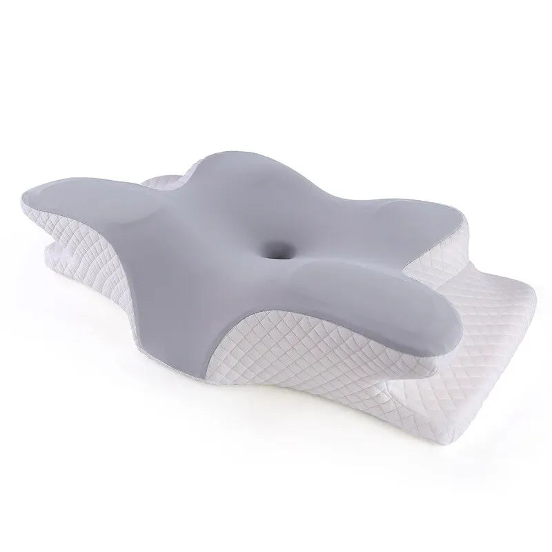 Butterfly Contour Memory Foam Pillow | Orthopedic Neck Support for Shoulder Pain & Spinal Alignment
